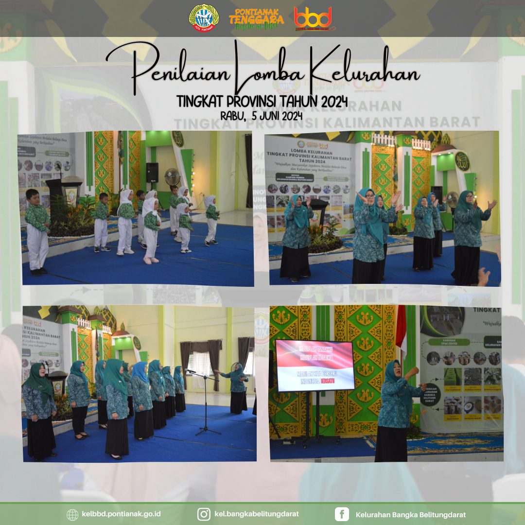 Penilaian Lomba Kelurahan Tingkat Provinsi