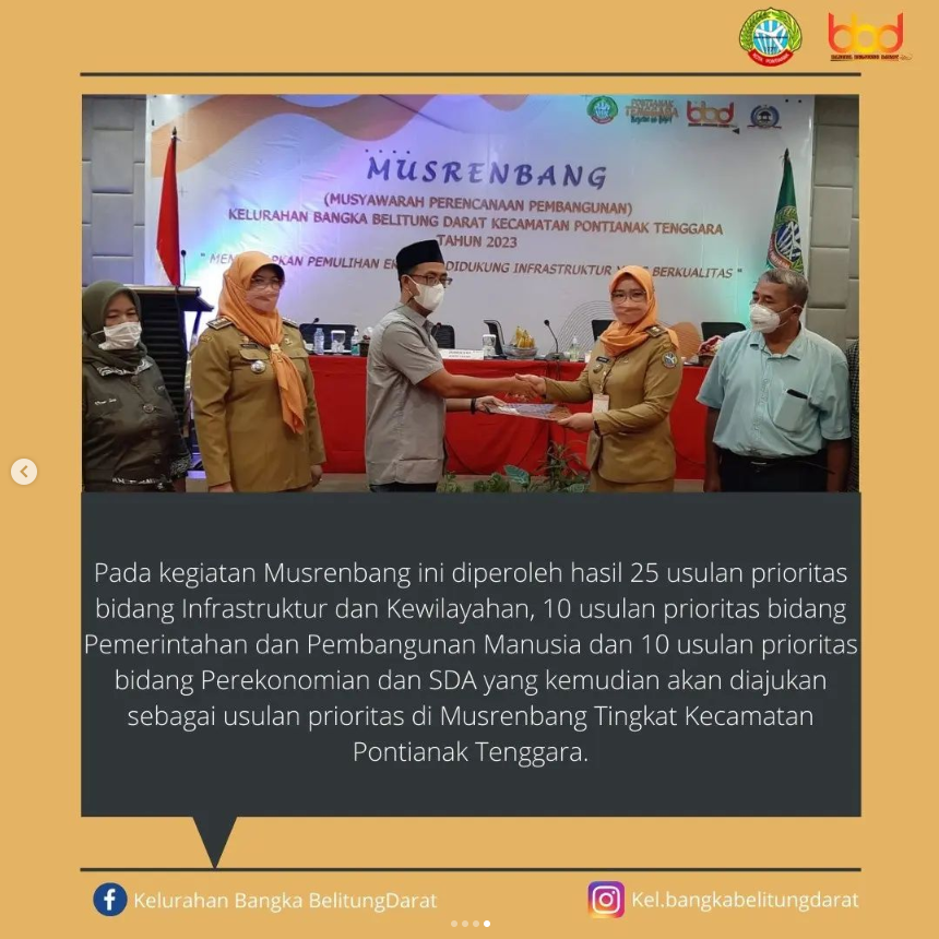 MUSRENBANG 2022 UNTUK TAHUN ANGGARAN 2023